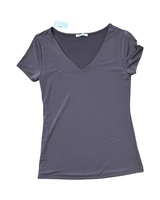 Top Ss Basic By Edgely In Taupe, Size:S