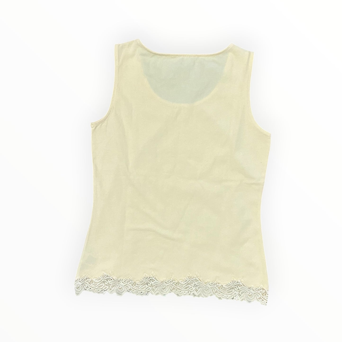 Tank Top By Coldwater Creek In Yellow, Size:Xs