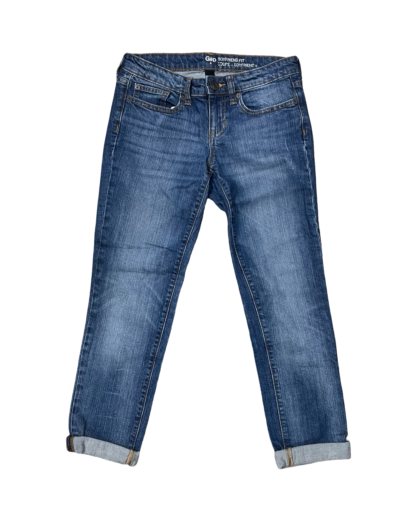 Jeans Cropped By Gap In Blue Denim, Size:0