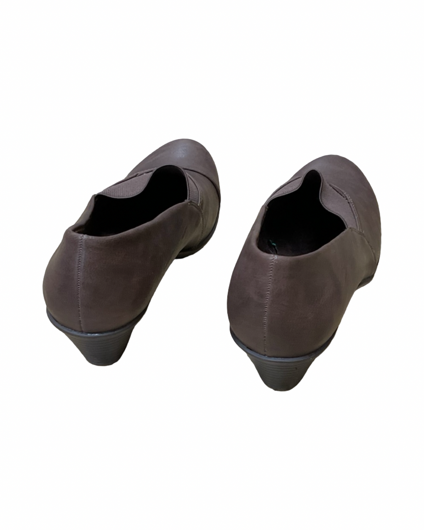Shoes Heels Block By Easy Street In Brown, Size:7