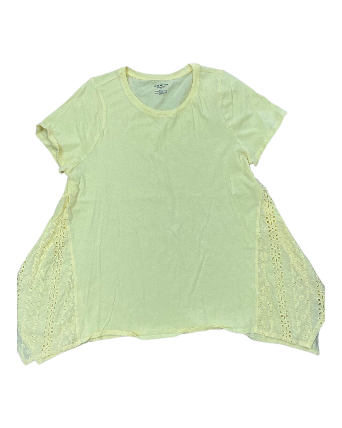Top Ss By Lane Bryant In Yellow, Size:L
