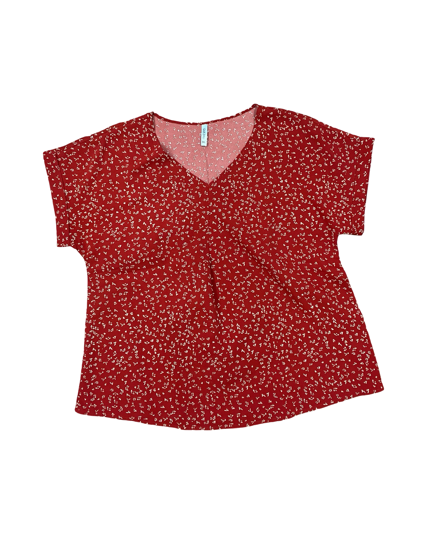 Top Ss By Clothes Mentor In Red, Size:Xl