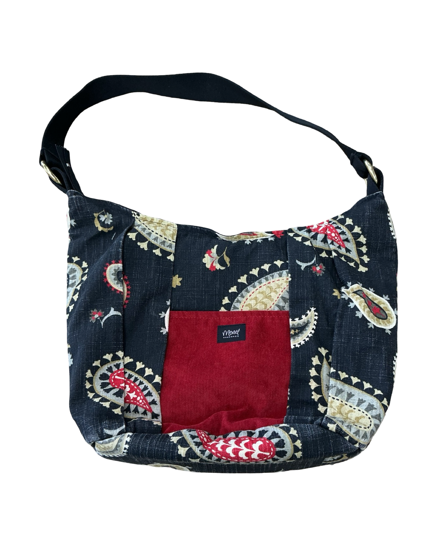 Crossbody By Monet In Black & Red, Size:Medium