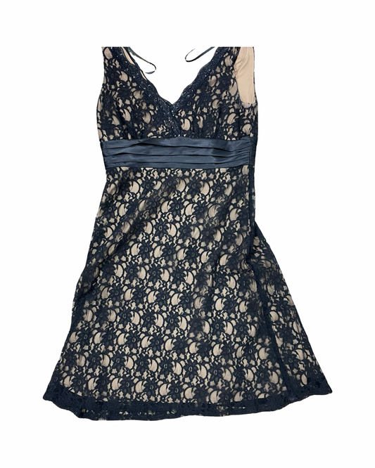 Dress Party Midi By Sl Fashions In Black, Size:10