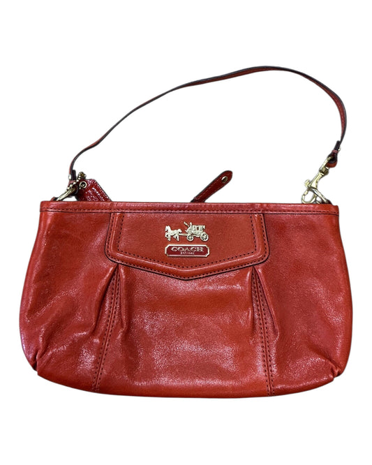 Handbag Designer By Coach In Orange, Size:Small