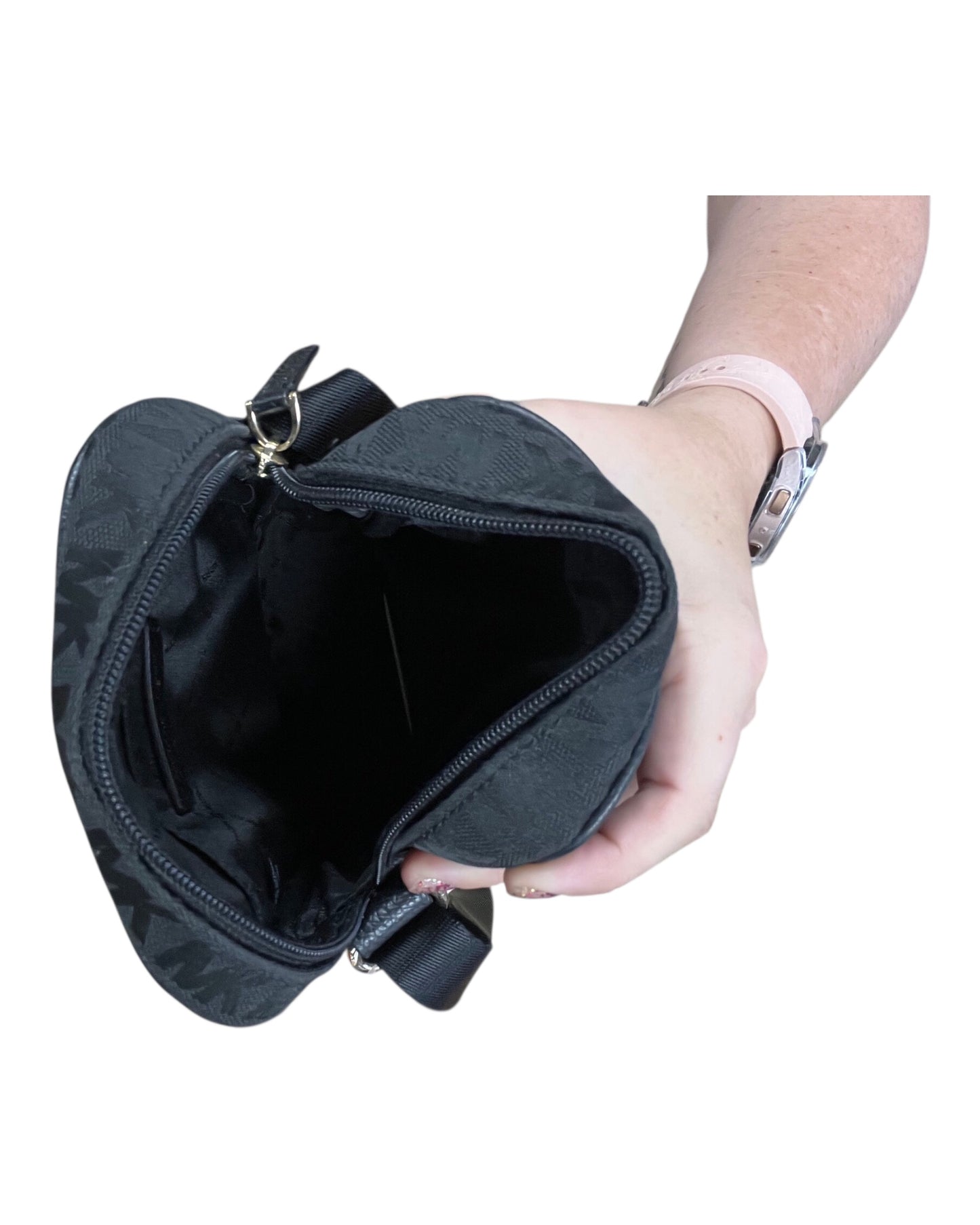 Crossbody Designer By Michael Kors In Black, Size:Small