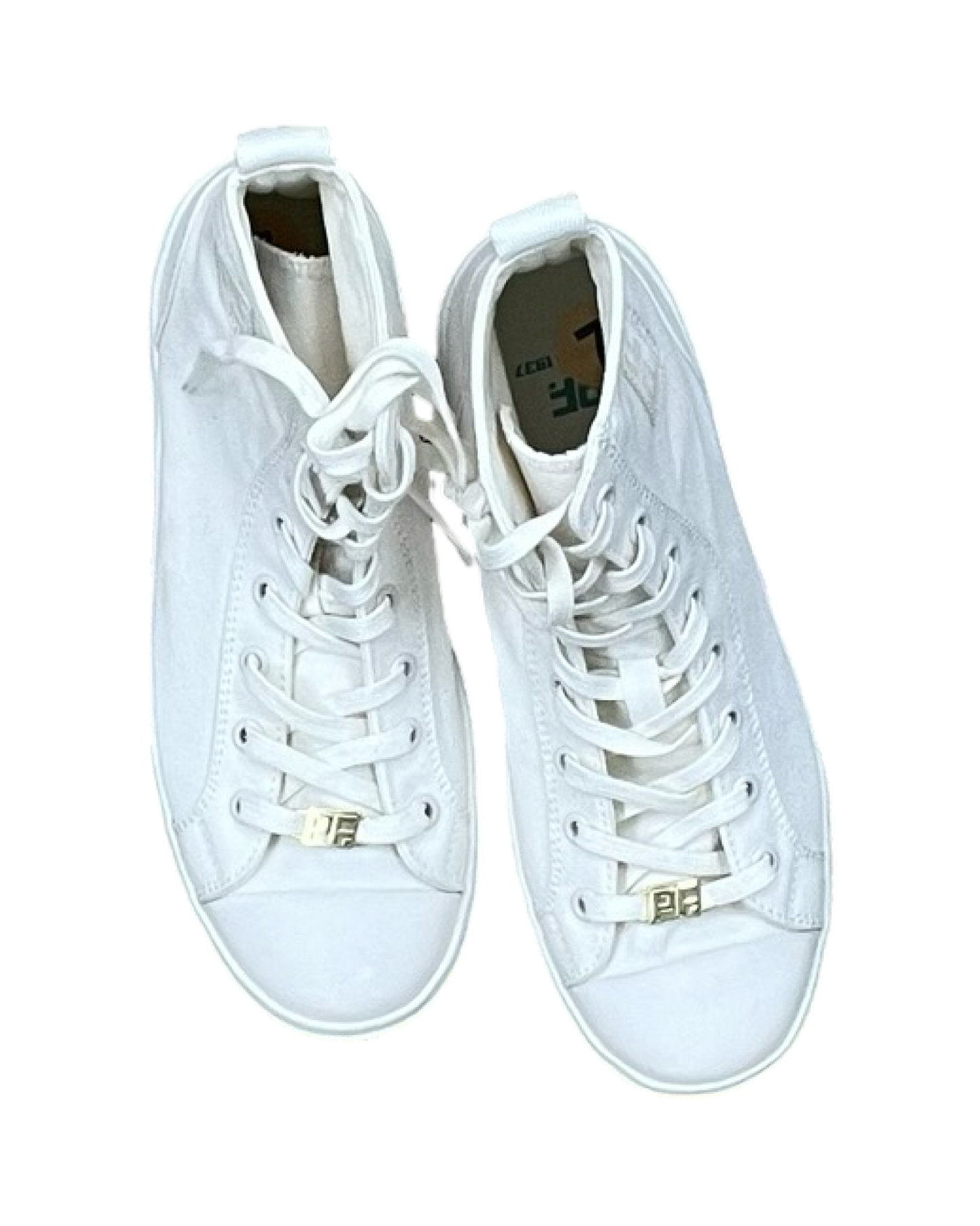 Shoes Sneakers By Clothes Mentor In White, Size:7