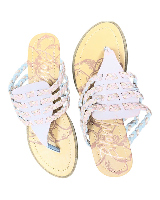 Sandals Flats By Blowfish In Rose Gold, Size:9.5