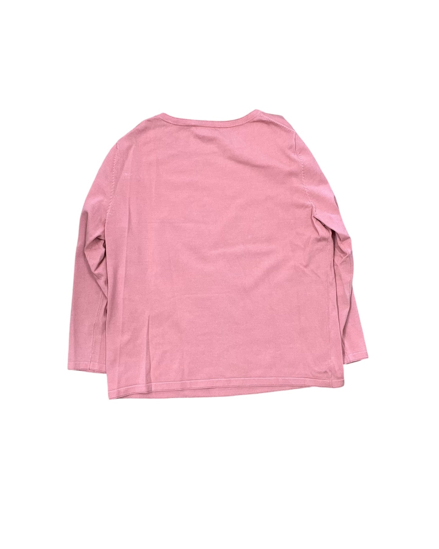 Top 3/4 Sleeve By Pendleton In Peach, Size:M