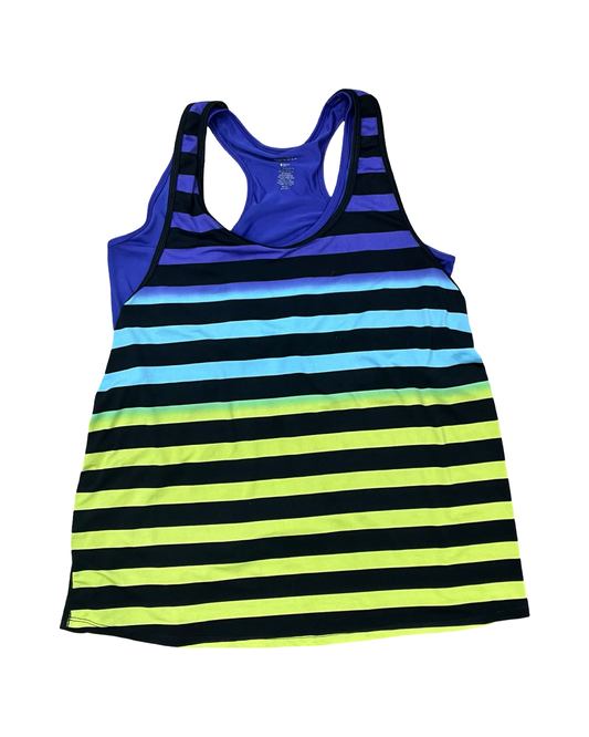 Athletic Tank Top By Pro Player In Black, Size:2X