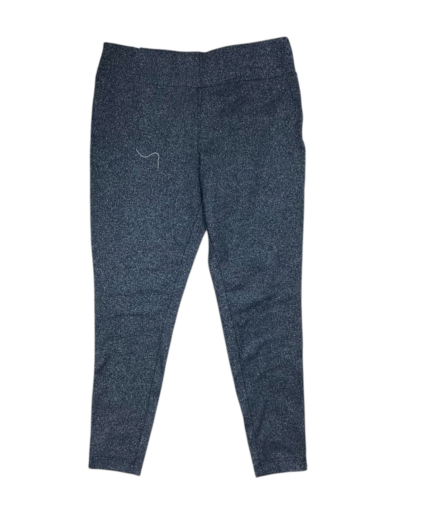 Athletic Leggings By Terra & Sky In Black, Size:L