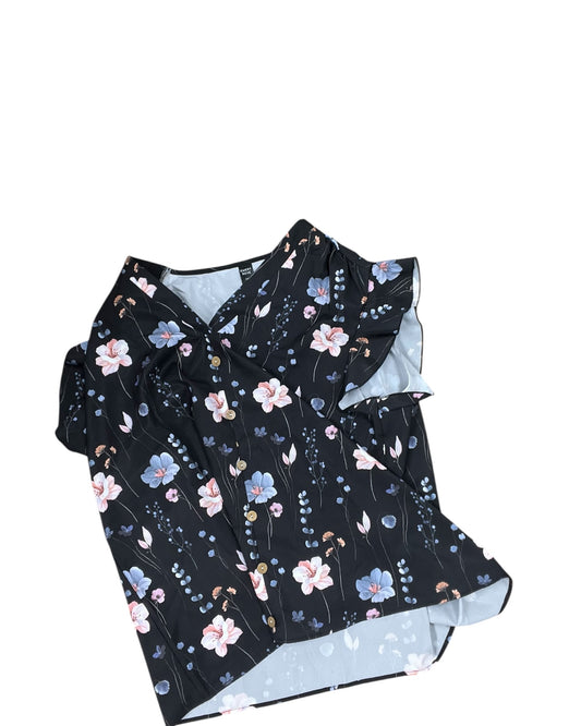 Top Ss By Emery Rose In Black & White, Size:Xl