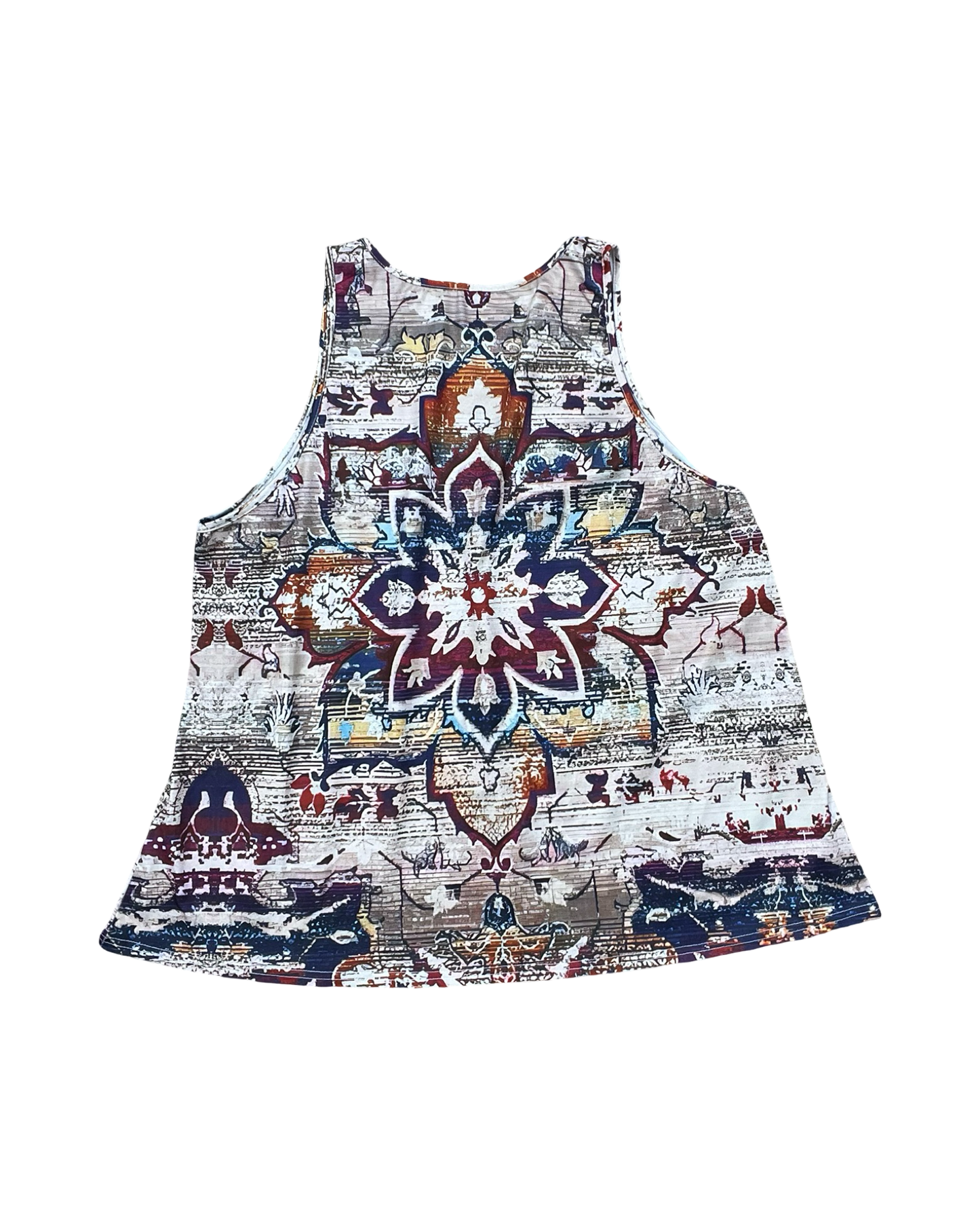 Top Sleeveless By Clothes Mentor In Tan, Size:2X