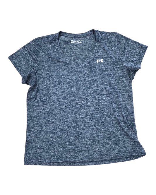 Athletic Top Ss By Under Armour In Blue, Size:Xl