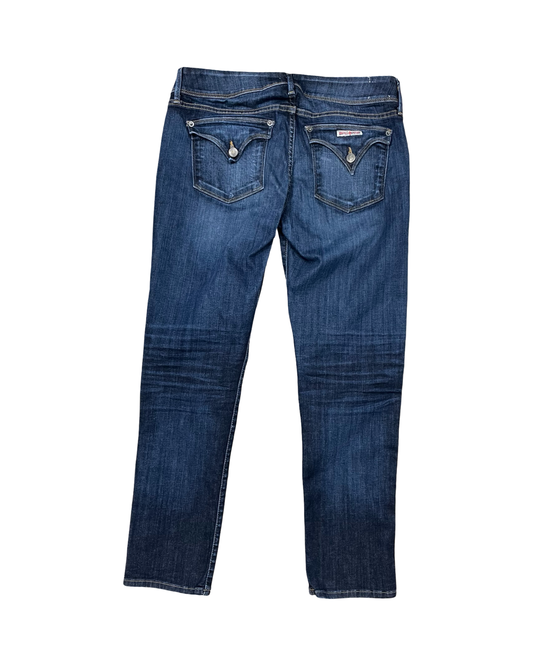 Jeans Straight By Hudson In Blue Denim, Size:10