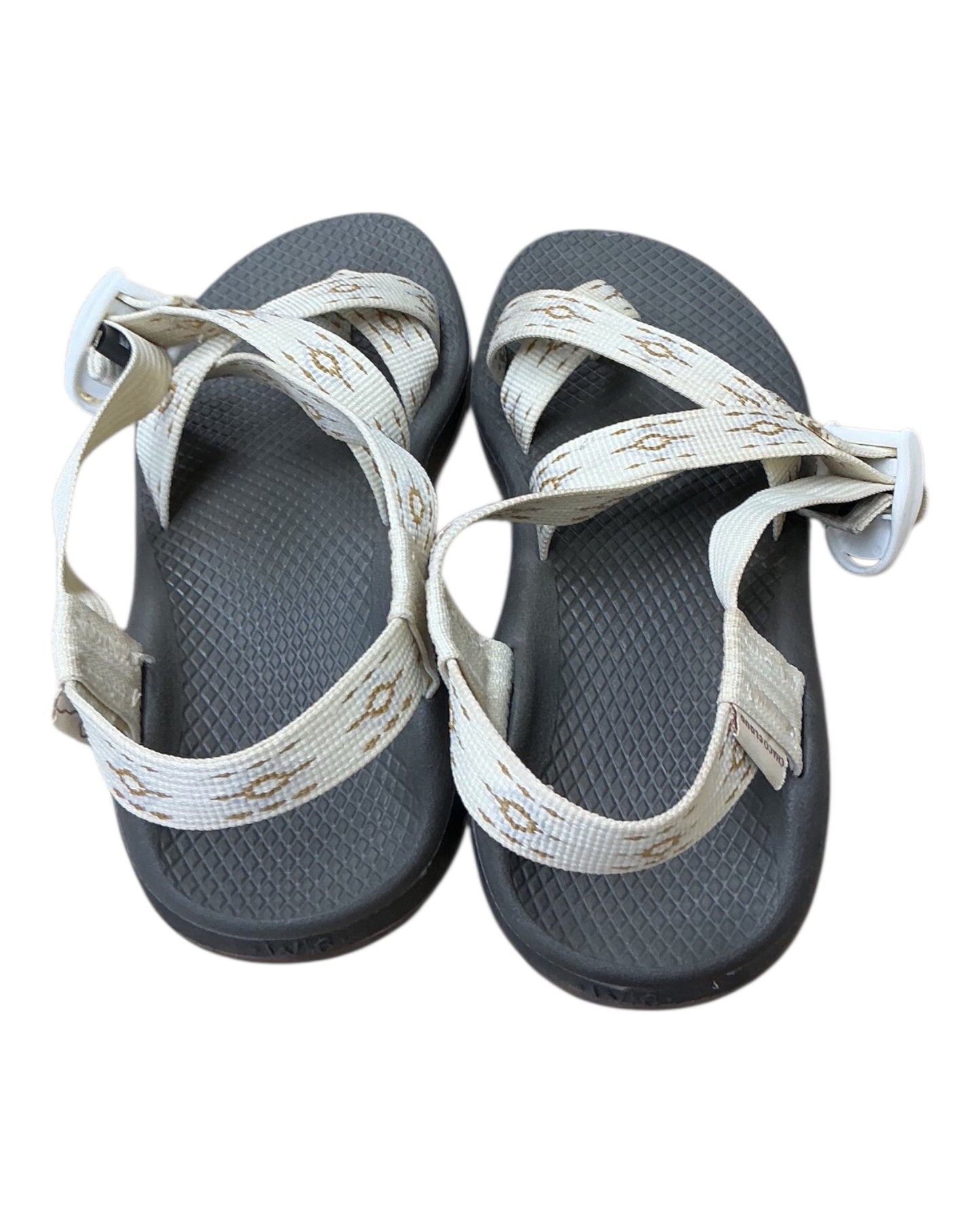 Sandals Flats By Chacos In Cream, Size:6