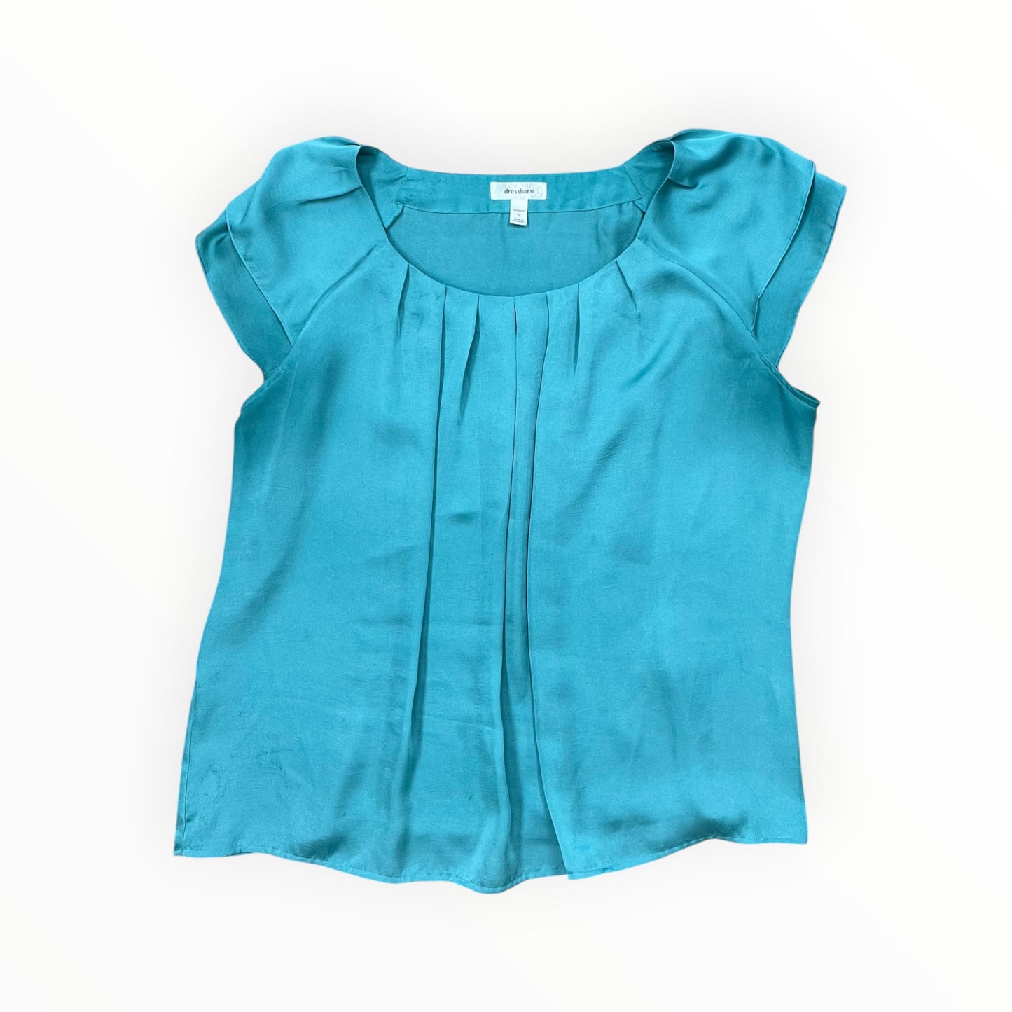 Top Sleeveless By Dressbarn In Green, Size:2X