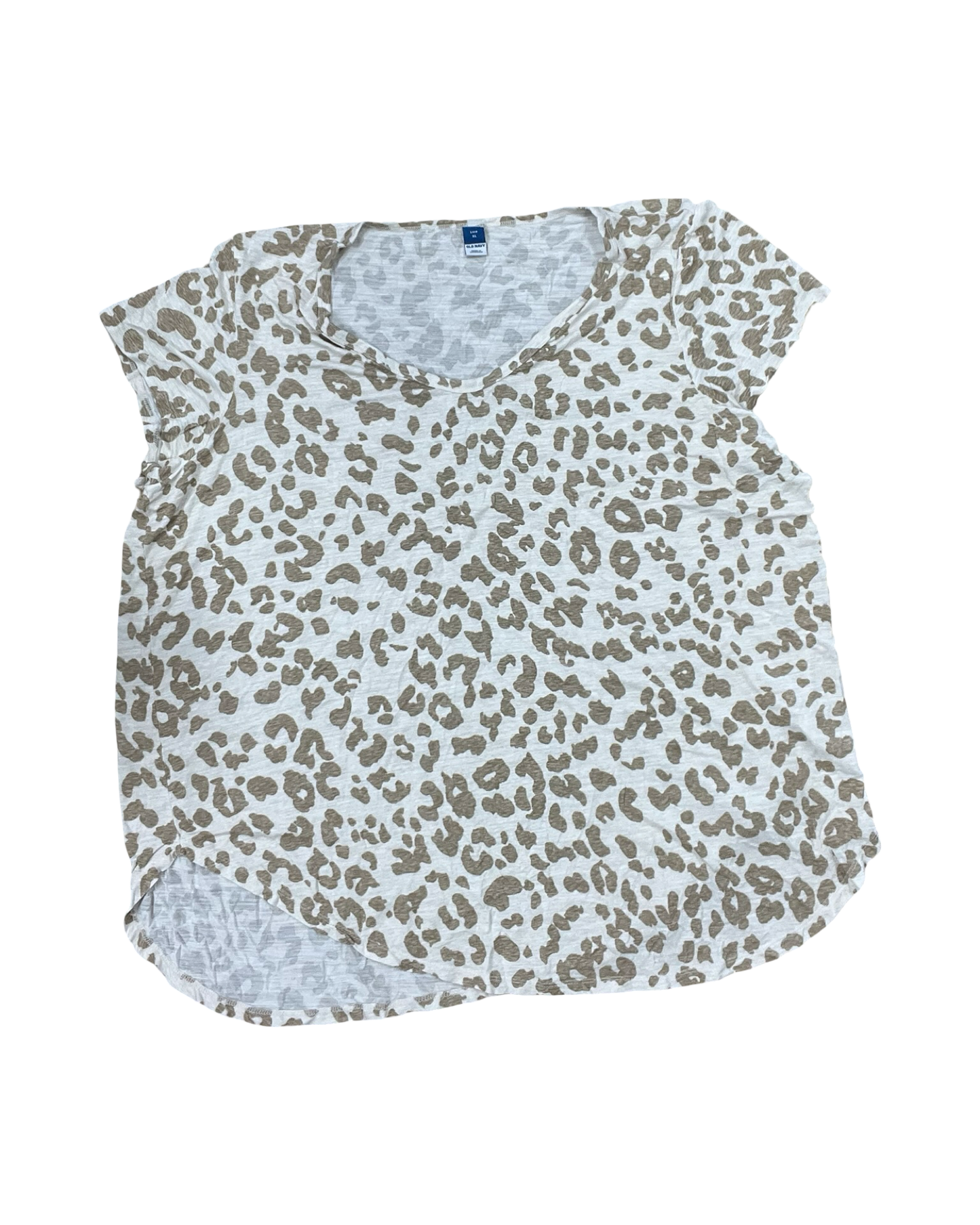 Top Ss By Old Navy In Animal Print, Size:Xl