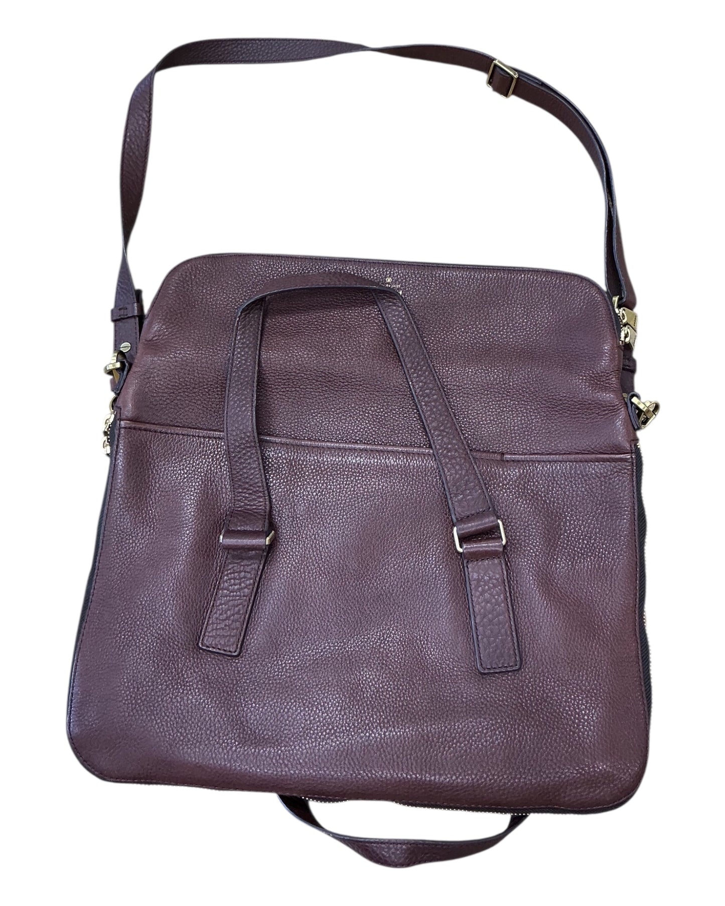 Handbag Leather By Fossil In Brown, Size:Large