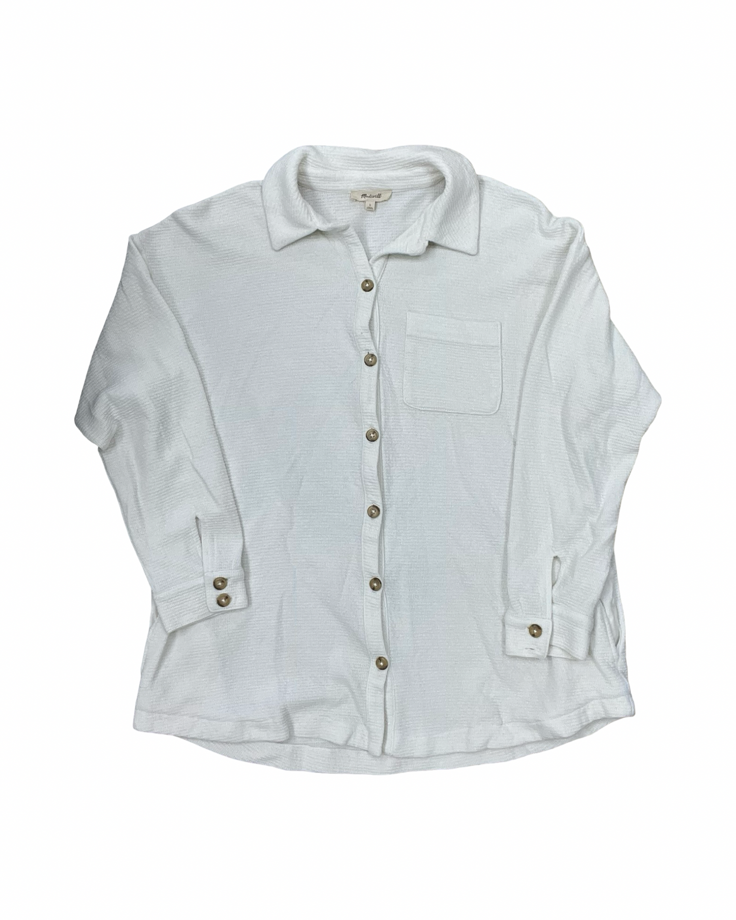 Blouse Ls By Madewell In Cream, Size:L