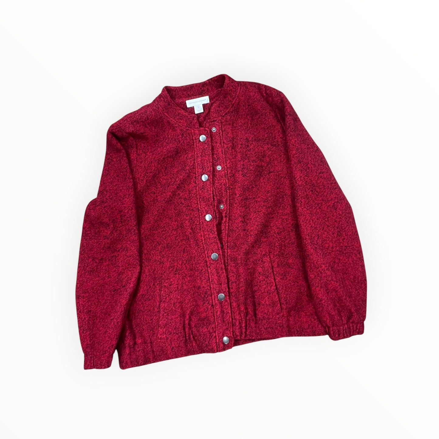 Cardigan By Christopher And Banks In Red, Size:M