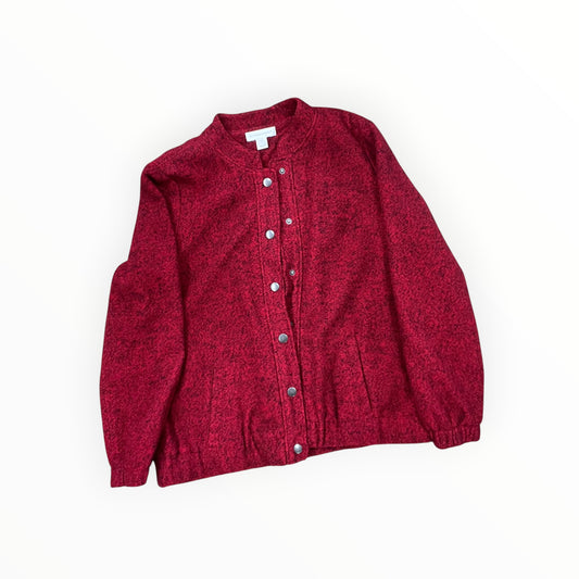 Cardigan By Christopher And Banks In Red, Size:M
