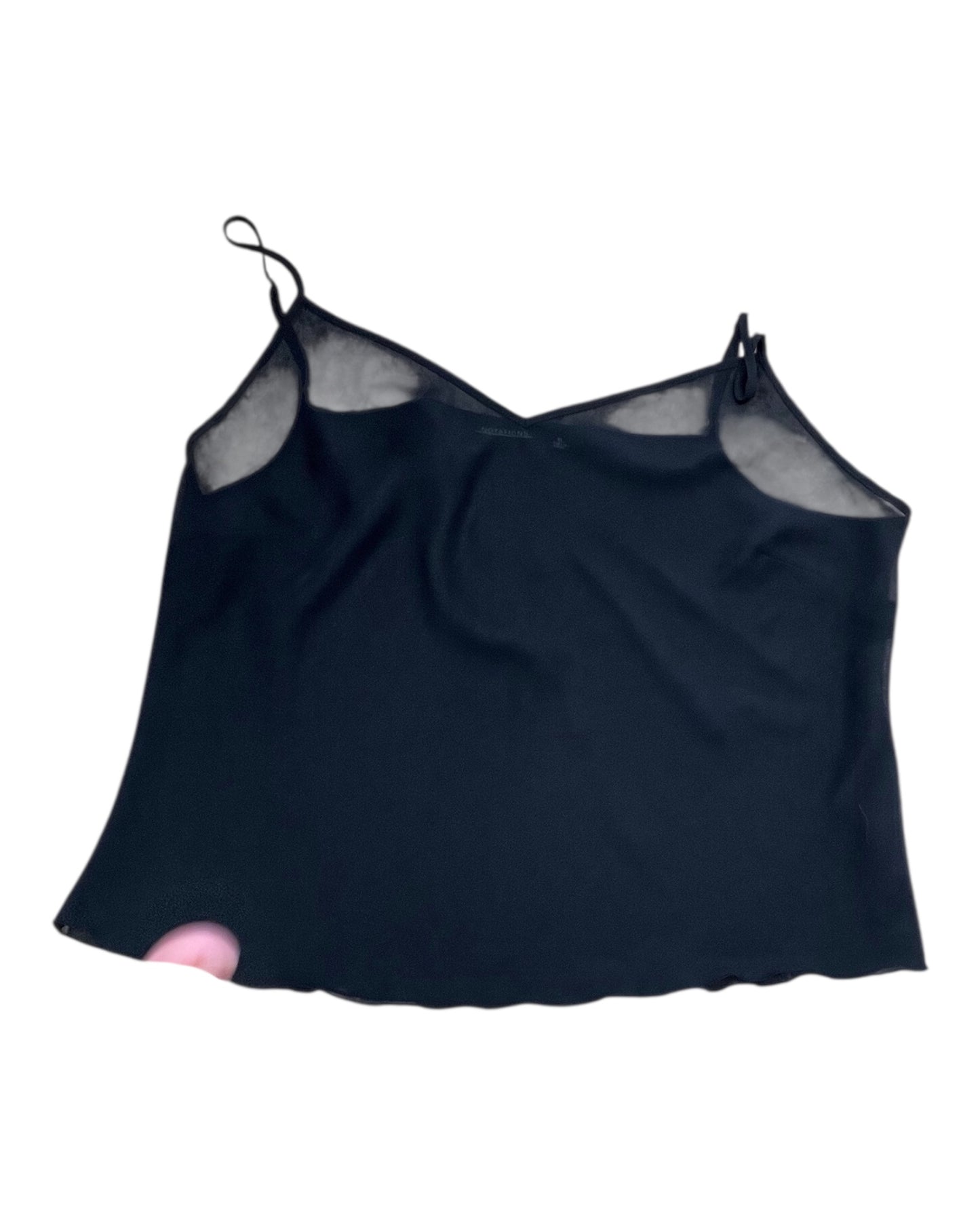 Top Cami By Notations In Black, Size:Xl