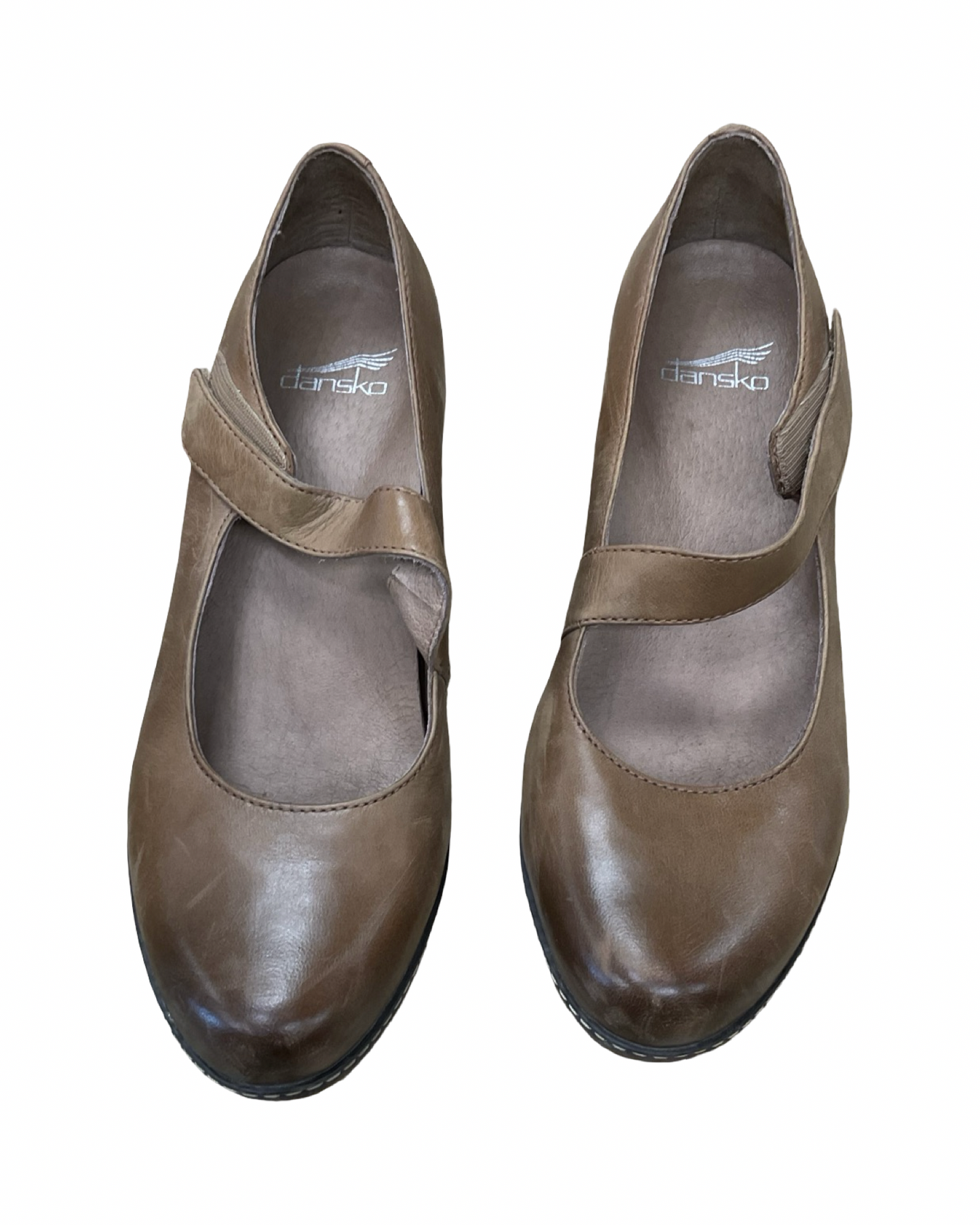 Shoes Heels Kitten By Dansko In Brown, Size:9.5