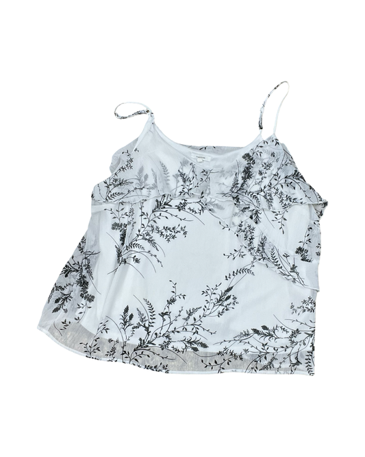 Top Sleeveless By Maurices In Black & White, Size:1X