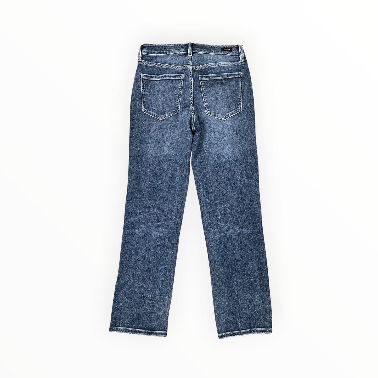 Jeans Straight By Liverpool In Blue Denim, Size:4