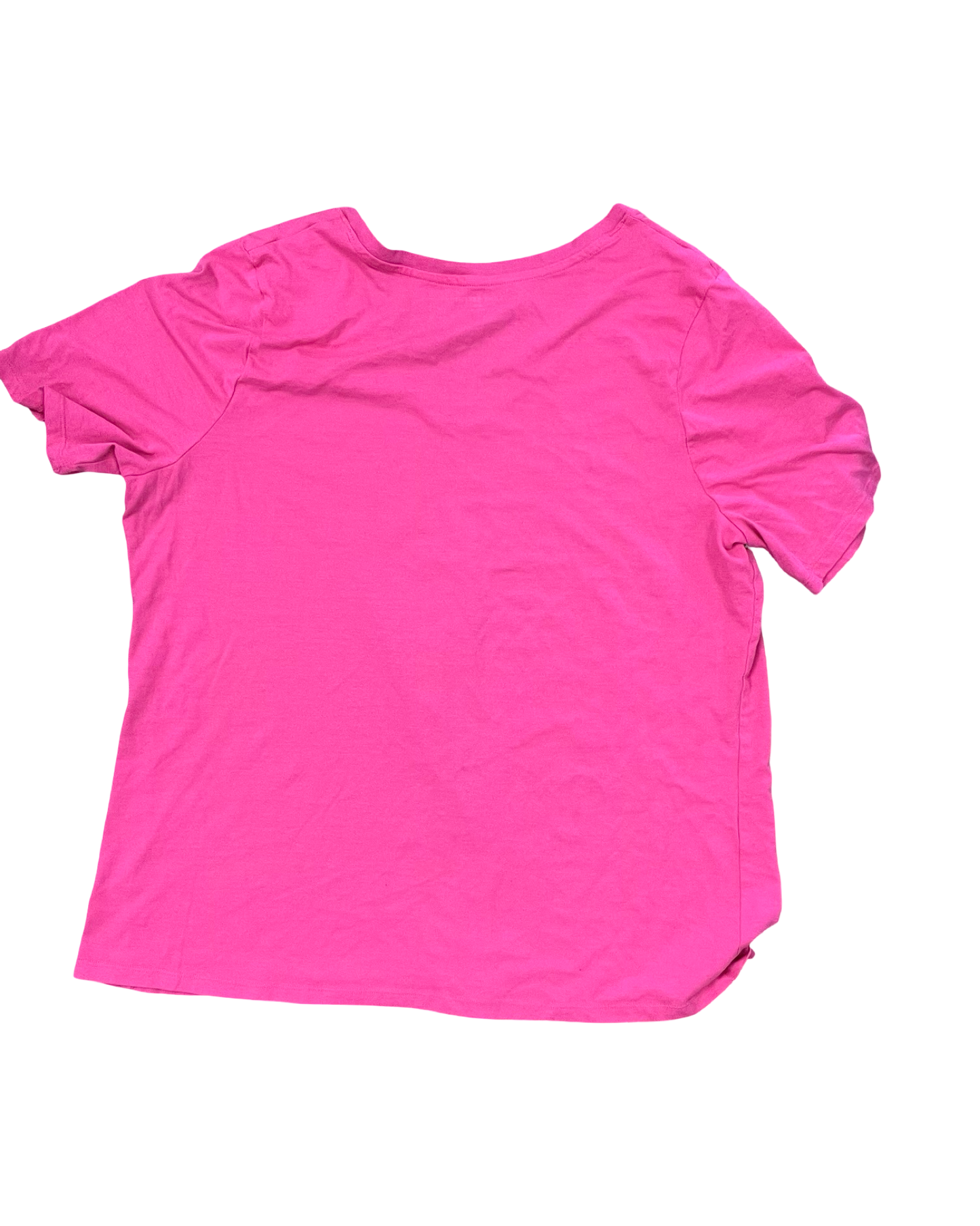 Top Ss Basic By Lane Bryant In Pink, Size:2X