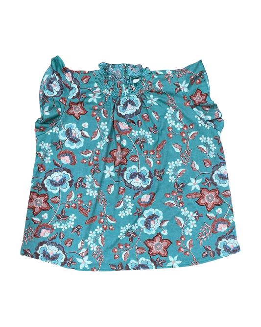 Top Ss By Melloday In Teal, Size:M