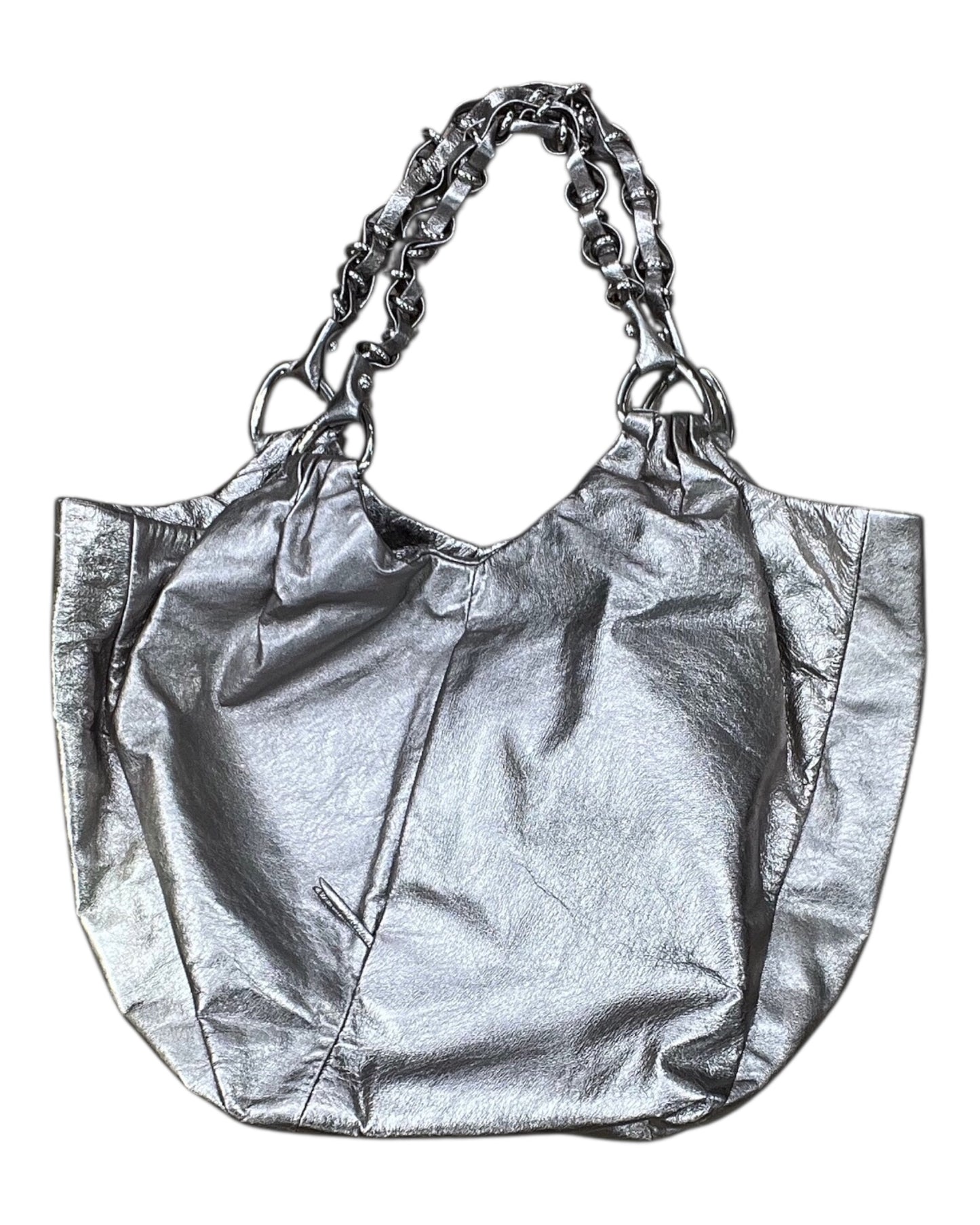 Handbag By Elliot Lucca In Gold, Size:Large