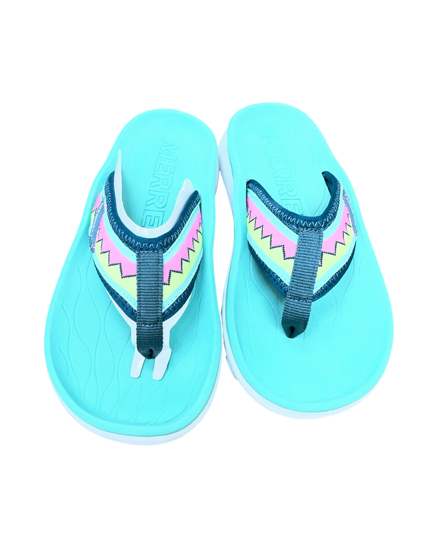 Sandals Flip Flops By Merrell In Green, Size:8