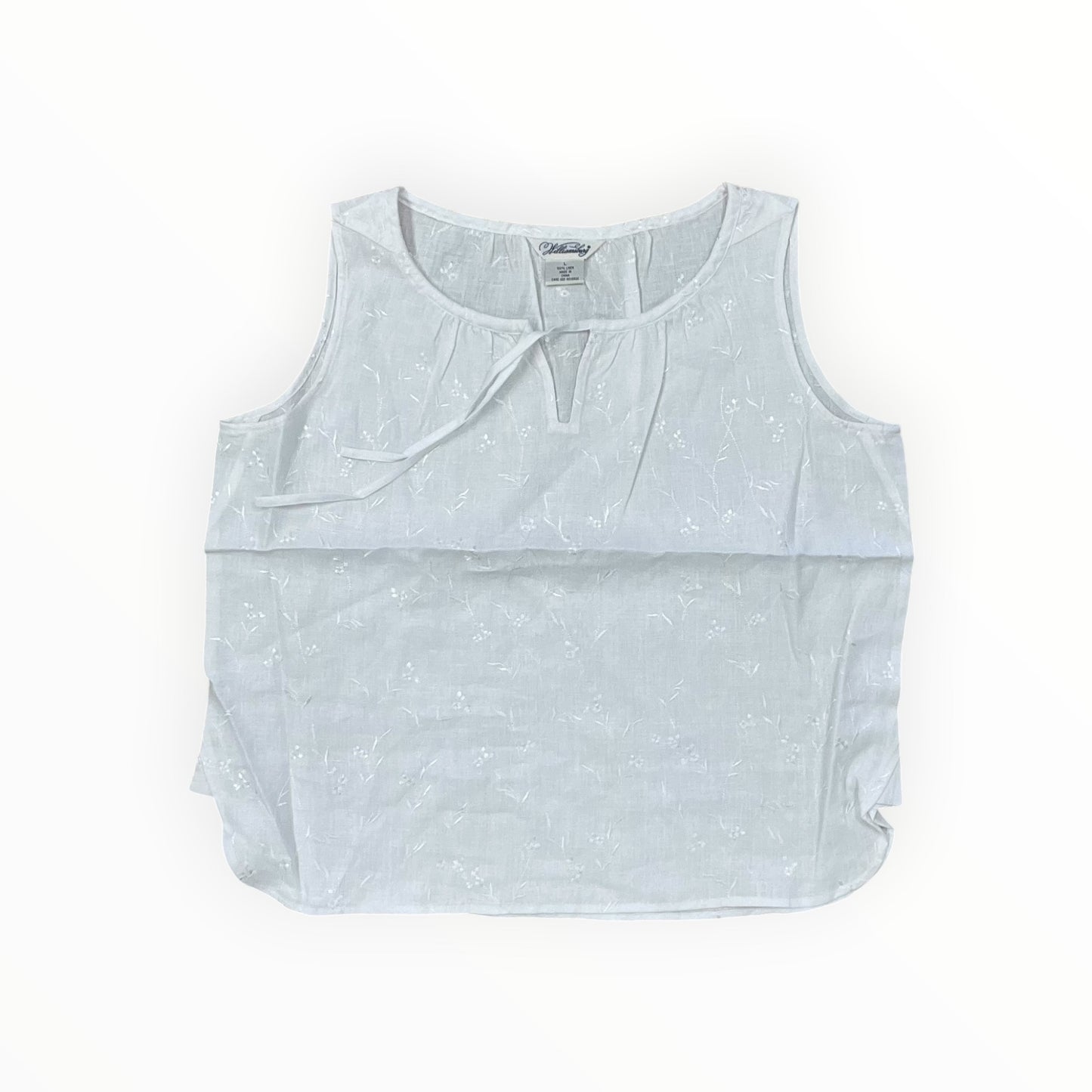 Top Cami By Clothes Mentor In White, Size:L