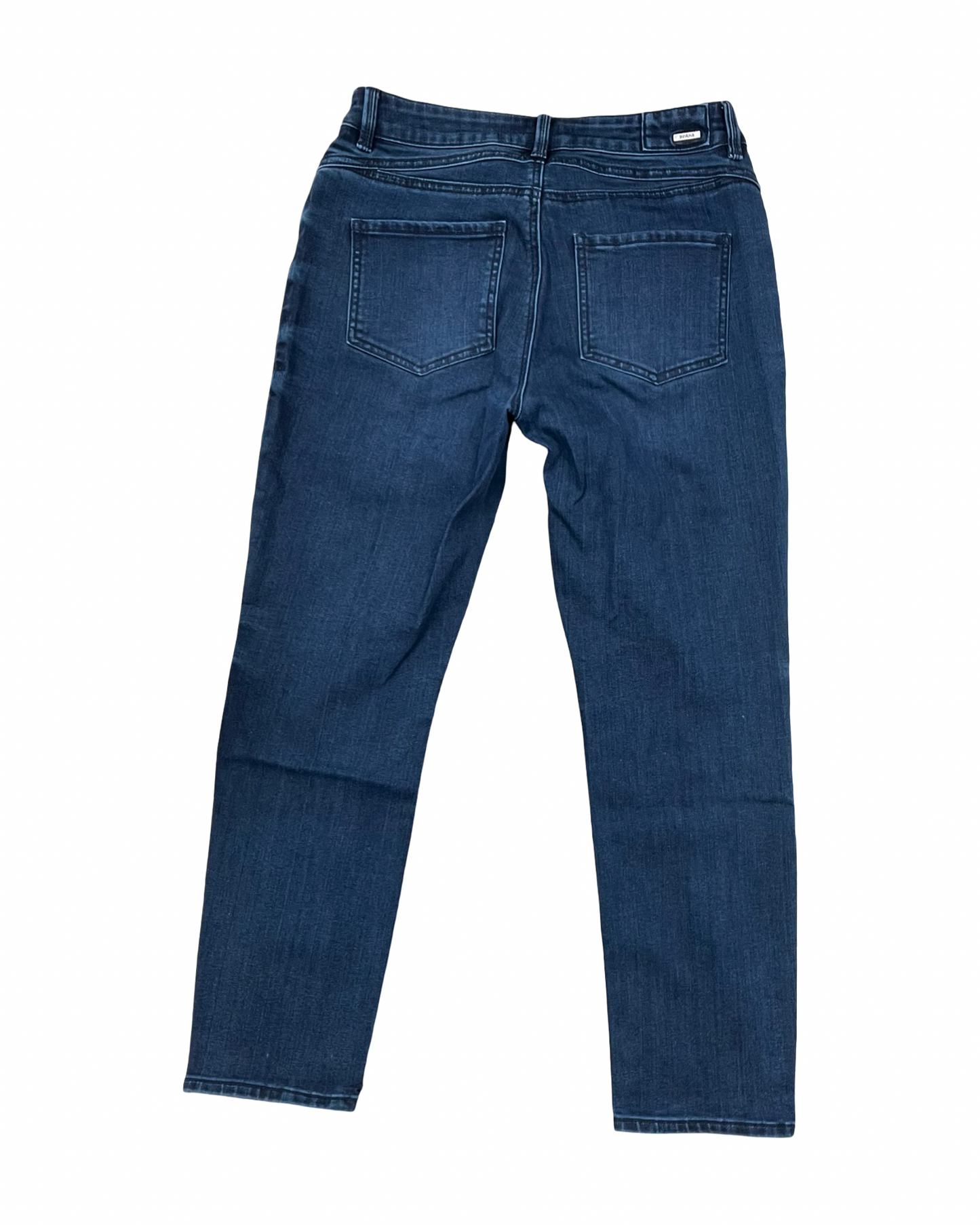 Jeans Straight By Prana In Blue Denim, Size:4