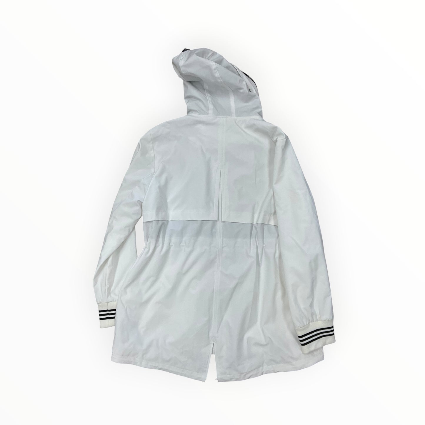 Jacket Windbreaker By Dkny In White, Size:Xl