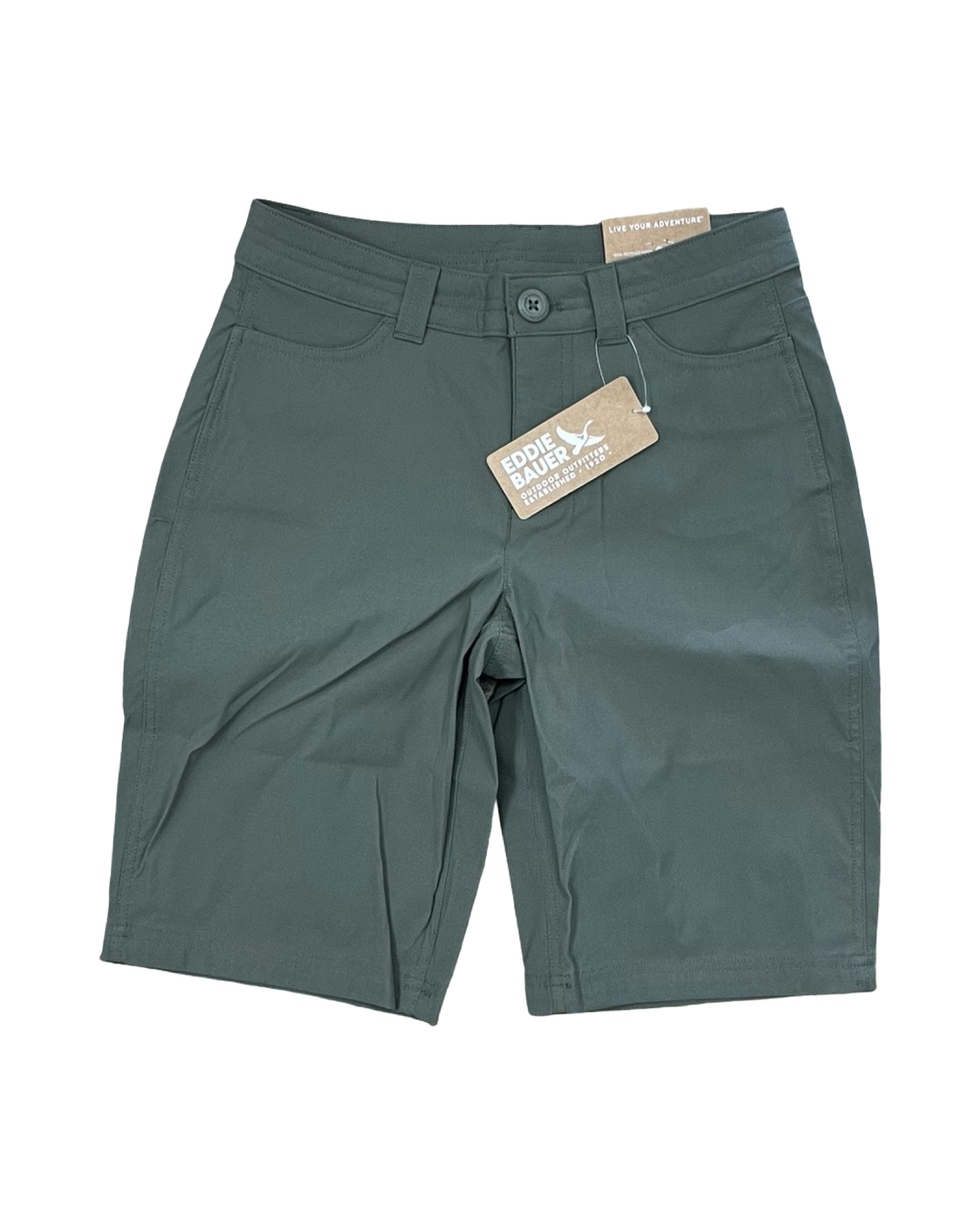 Shorts By Eddie Bauer In Green, Size:0