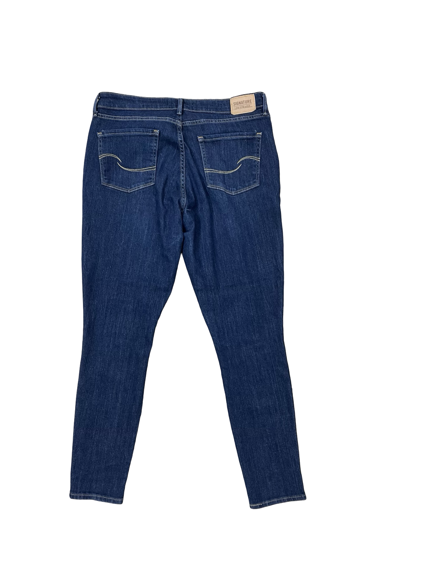 Jeans Skinny By Levis In Blue Denim, Size:16L