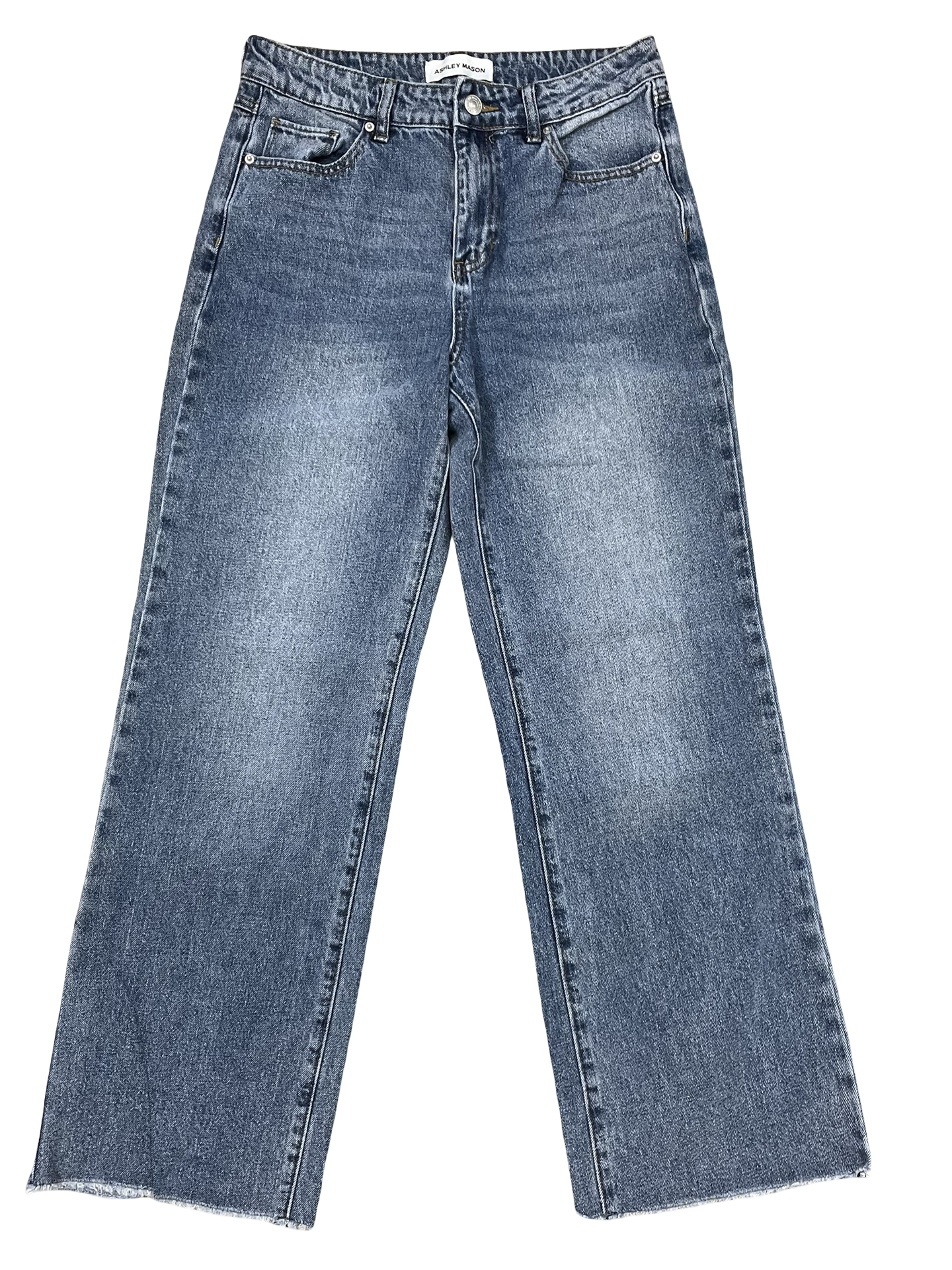 Jeans Wide Leg By Clothes Mentor In Blue Denim, Size:6