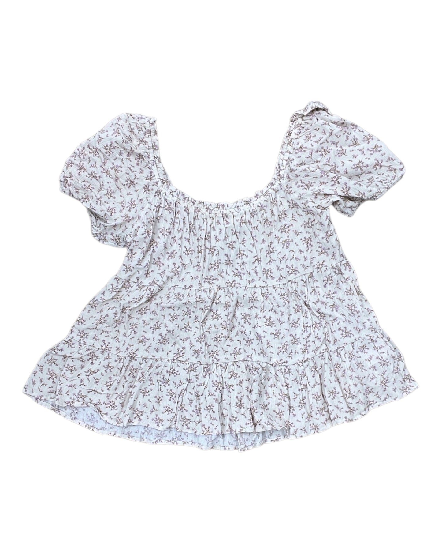 Top Ss By Be Cool In Cream & Pink, Size:S