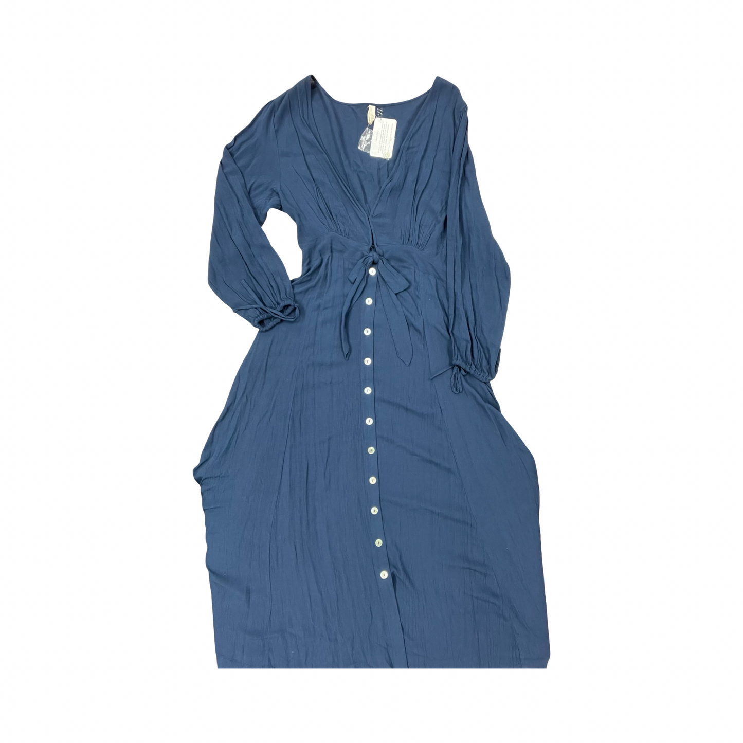 Dress Casual Maxi By Elan In Blue, Size:L