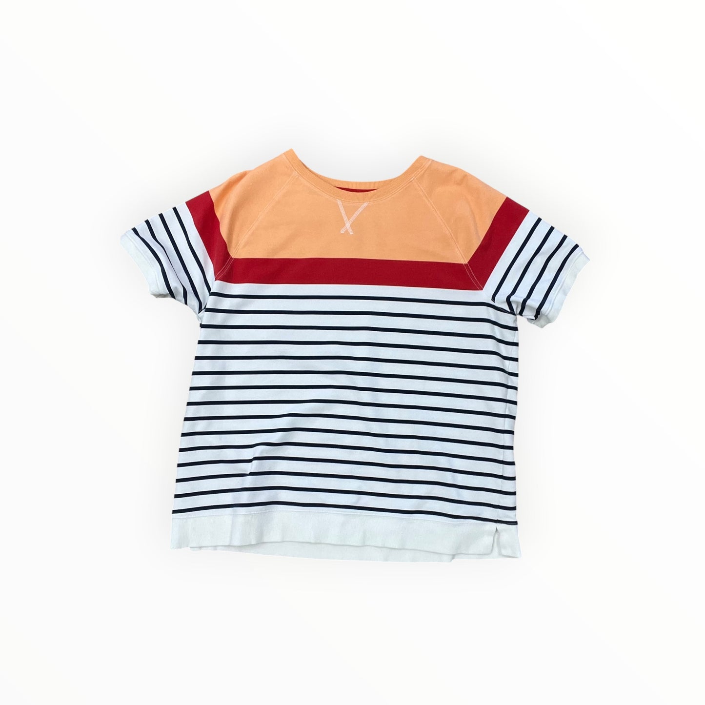 Top Ss By St Johns Bay In Orange & White, Size:Xl