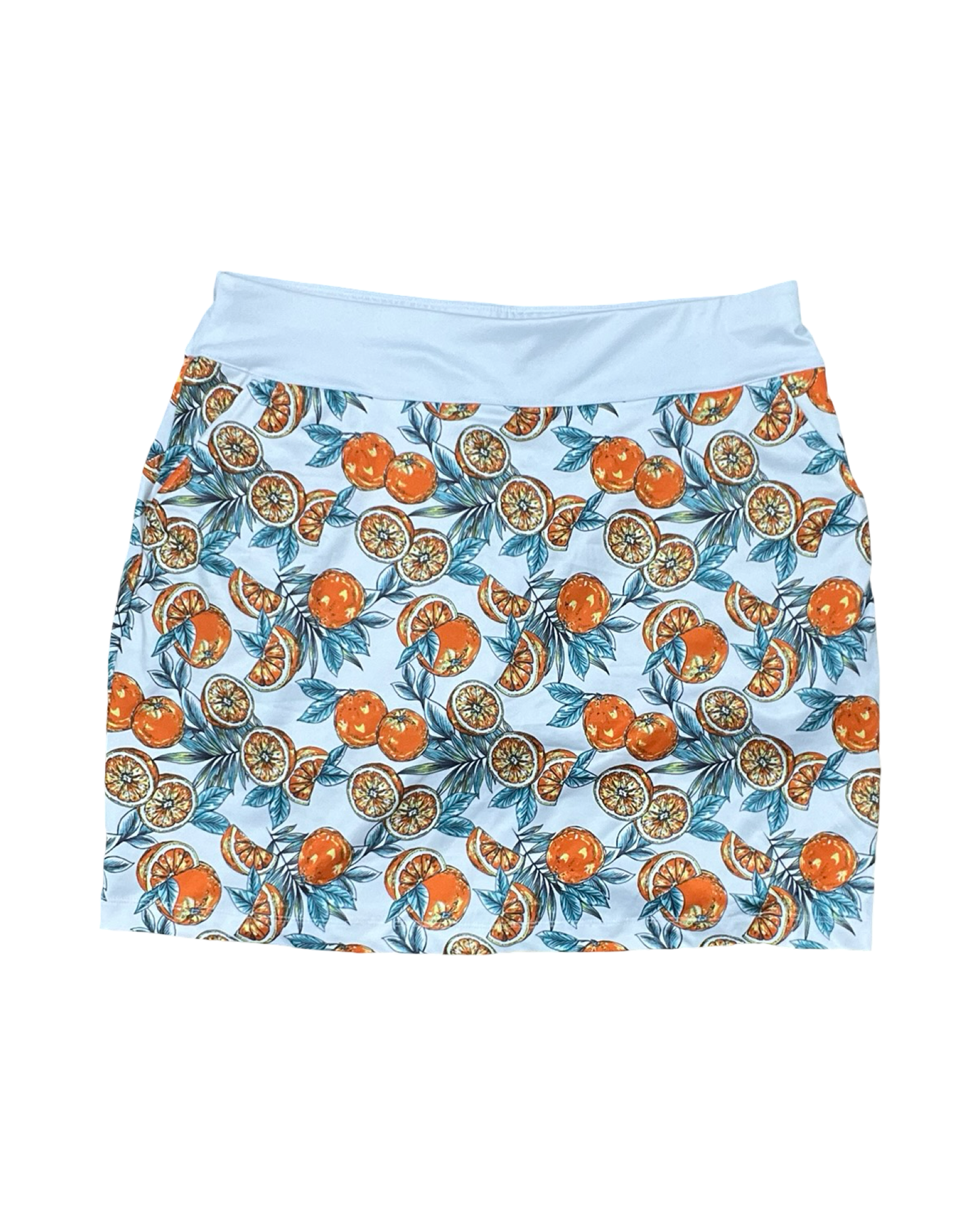 Skort By Coral Bay In White, Size:M