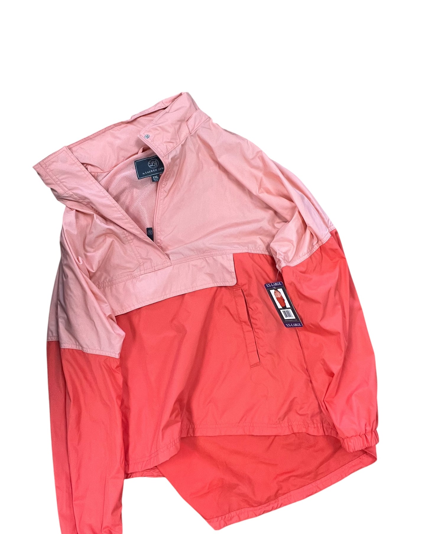 Jacket Moto By Lauren James In Orange, Size:1X