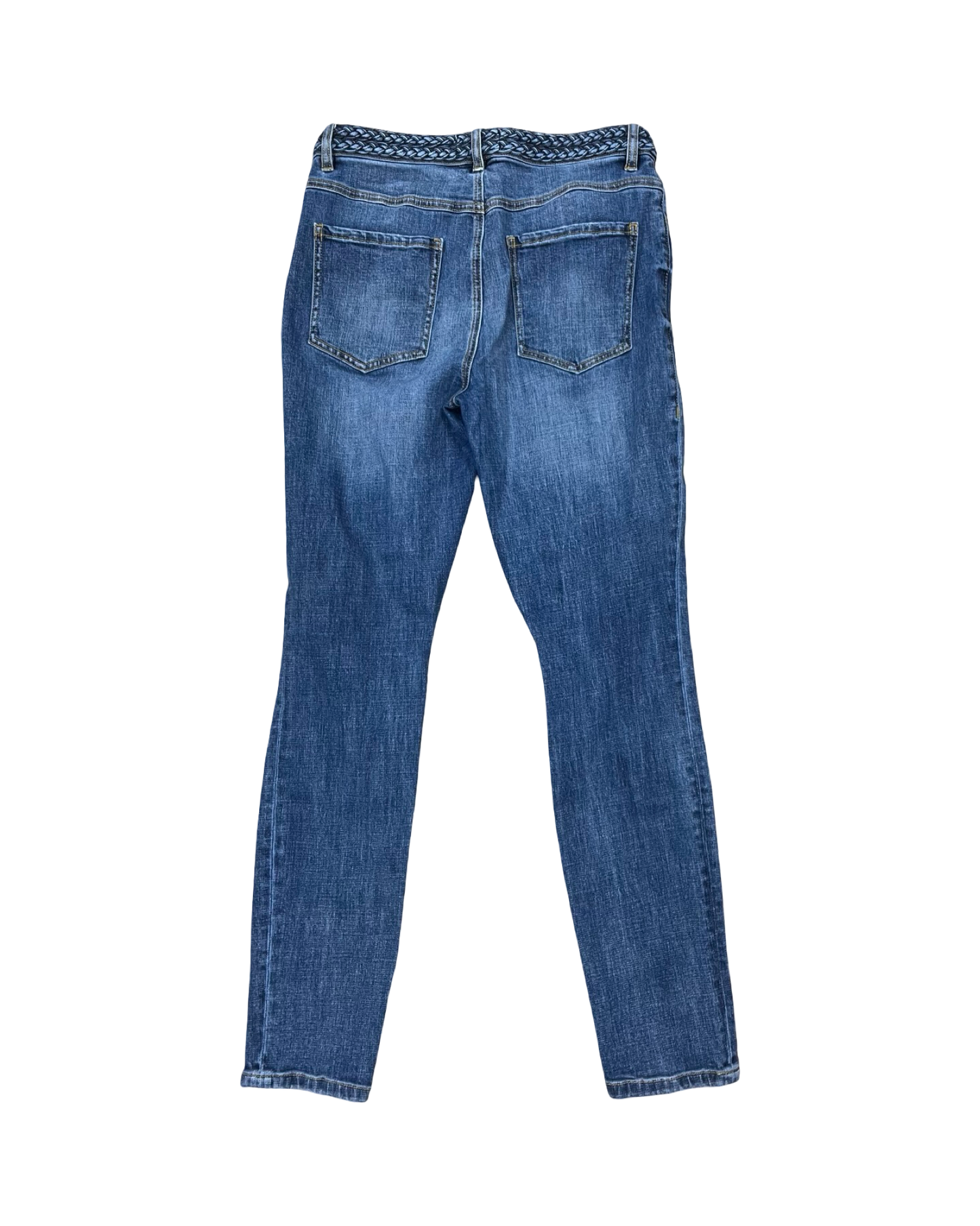 Jeans Skinny By Cabi In Blue Denim, Size:8