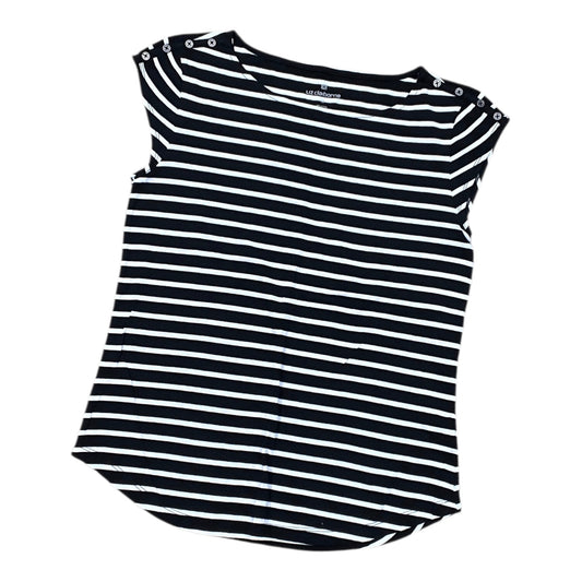 Top Ss By Liz Claiborne In Black & White, Size:M
