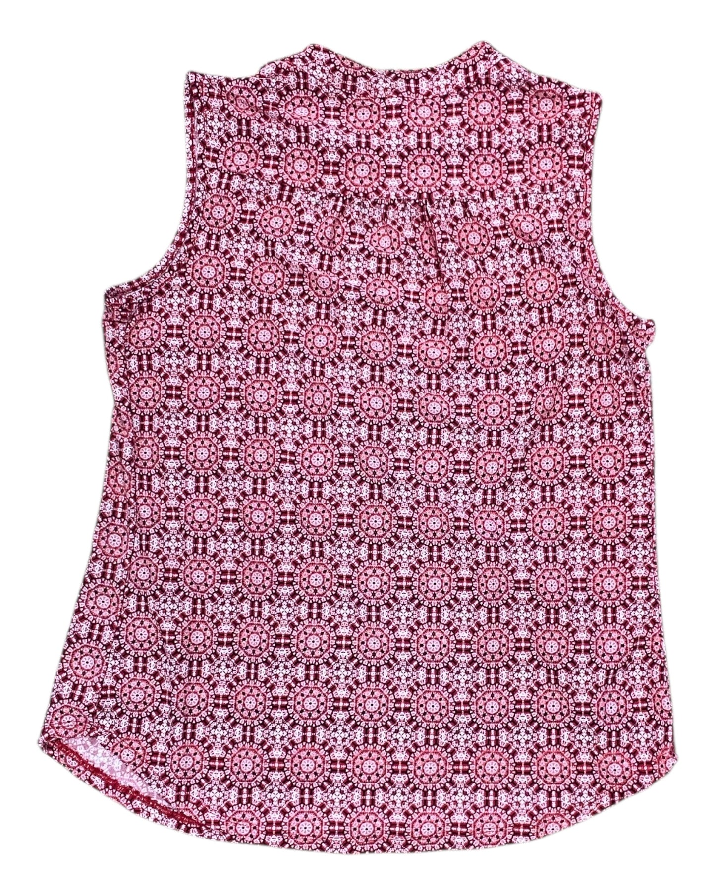 Top Sleeveless By Westport In Red & White, Size:M