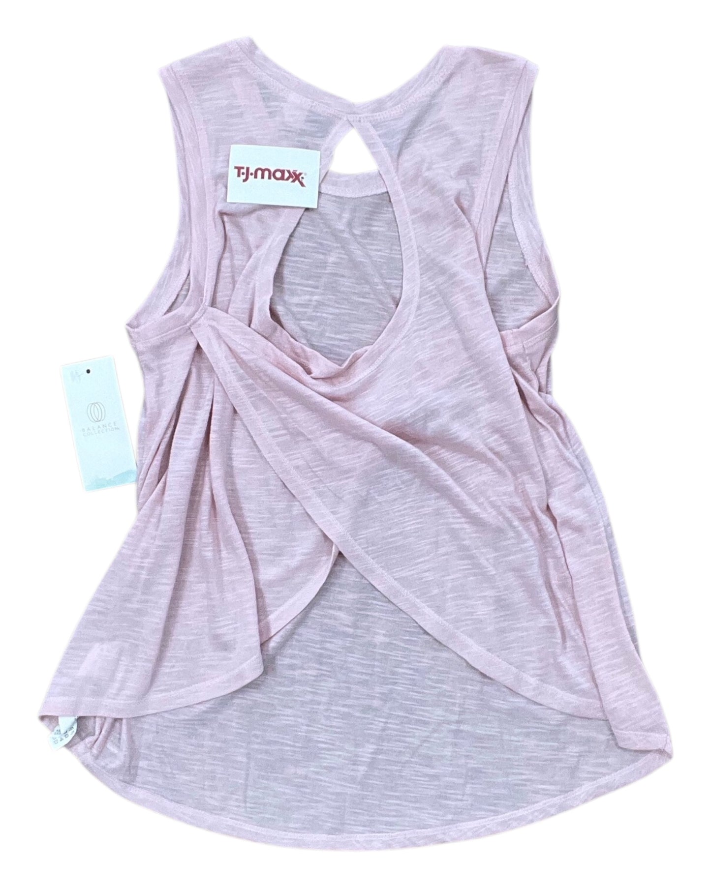 Athletic Tank Top By Balance Collection In Pink, Size:S