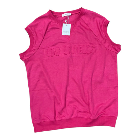 Top Ss By Clothes Mentor In Pink, Size:M